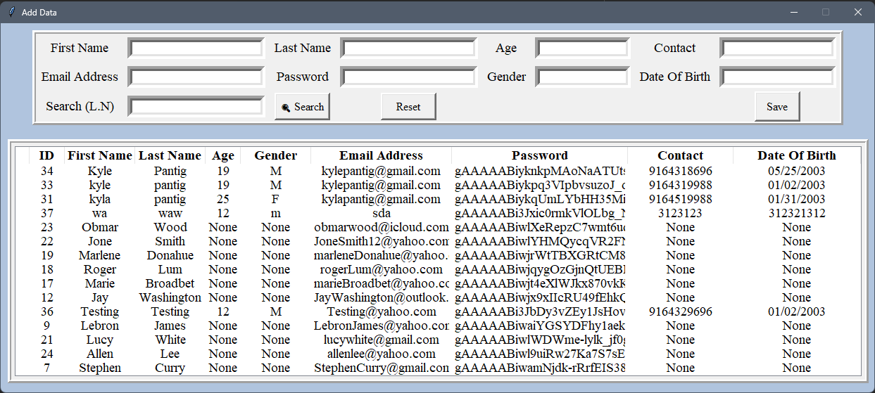 Implementing CRUD operations